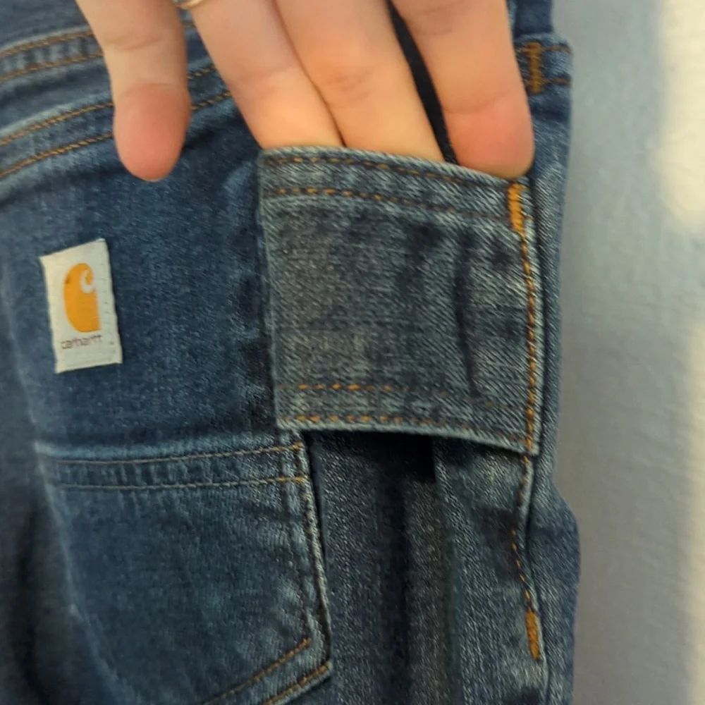 Carhartt Brand Work Jeans Relaxed Fit Rugged Flex Size 6 Regular Model BD5383W - Picture 5 of 11